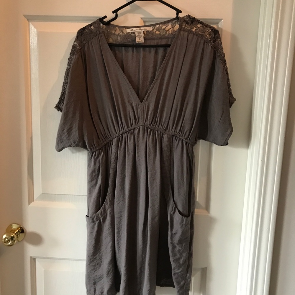 Tunic-style Dress with Pockets